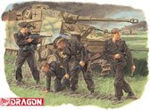 1:35 Dragon 6129 Survivors - Panzer Crew - Kursk 1943 Plastic Modelbouwpakket