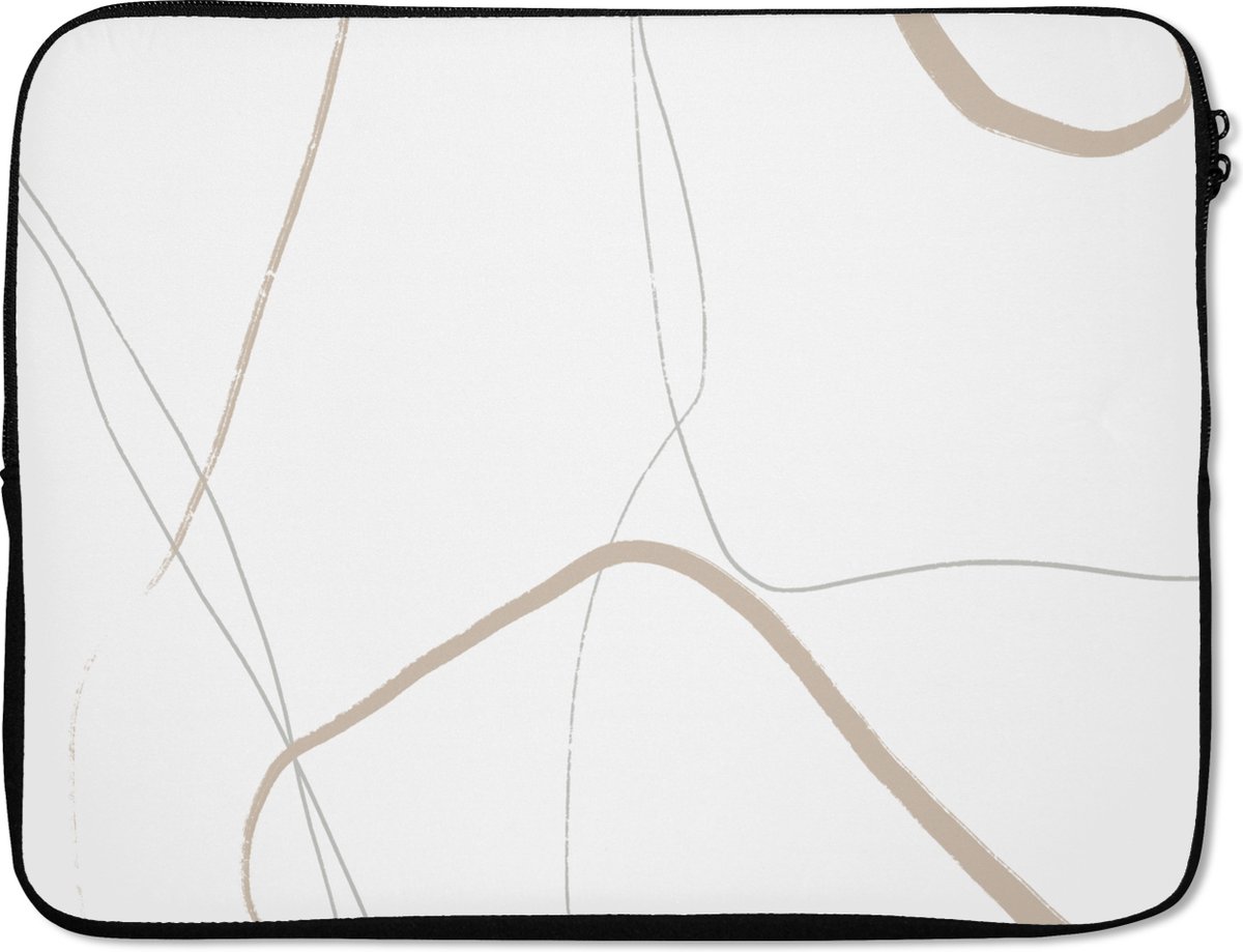 Laptophoes - Abstract - Line art - Minimalisme - Laptop sleeve - Laptop case - 15 6 Inch