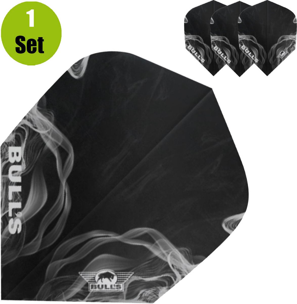 Bulls Powerflite Smoke Dartflights - Grijs