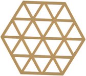 Zone Denmark - Triangle silicone onderzetter - khaki 1 stuk