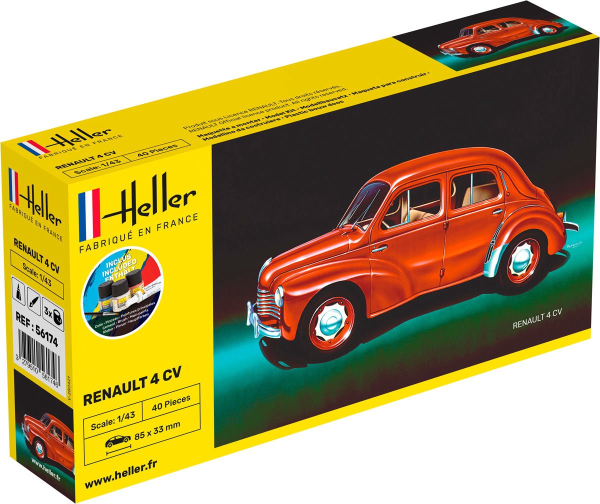 Heller Maquette voiture : Kit : Citroën 2 CV pas cher 