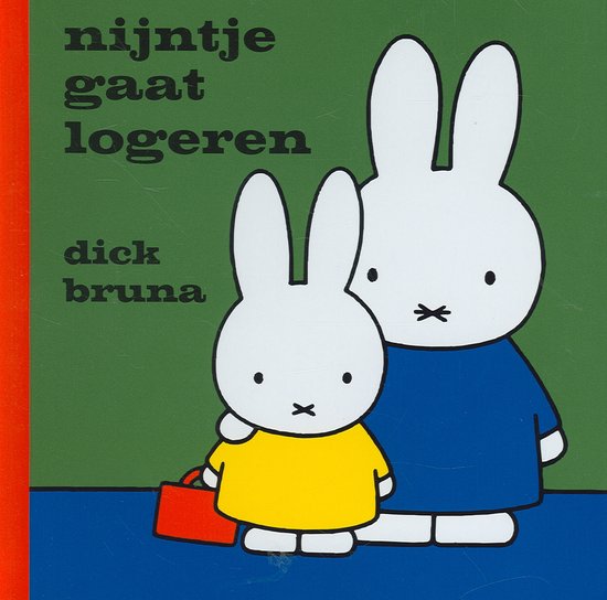 Cover van het boek 'Nijntje gaat logeren' van Dick Bruna