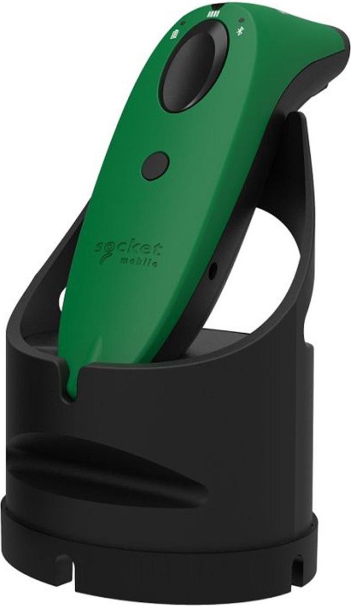 SocketScan S700, Linear Barcode Scanner - Groen - Zwart Dockingstation