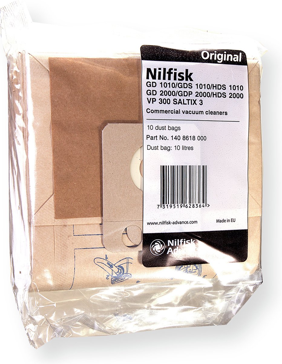 Nilfisk Thor Stofzuigerzakken (10 stuks)