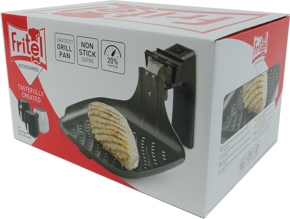 Fritel grillpan voor Snacktastic - Heteluchtfriteuse accessoire
