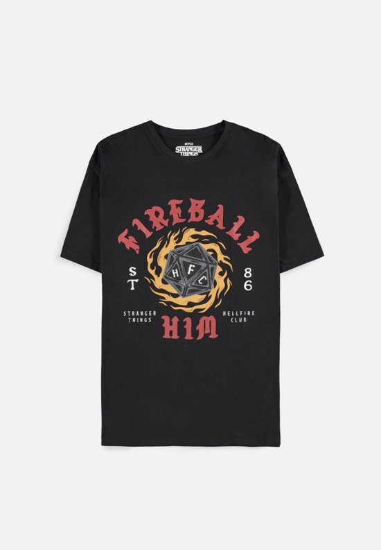 Stranger Things - Fireball Him - Men's Short Sleeved T-shirt - L