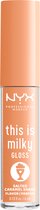 NYX Professional Makeup This Is Milky Gloss - TIMG18 Shake au caramel salé - Brillant à Gloss à lèvres - 4 ml