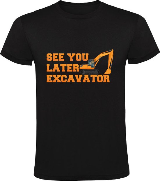 Bouwvakker Grondwerker Kindershirt - Bouw - Grappig Graafmachine Shirt