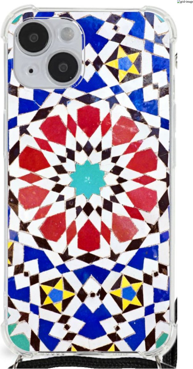 iPhone 14 Plus Anti-Shock Hoesje Mozaïek