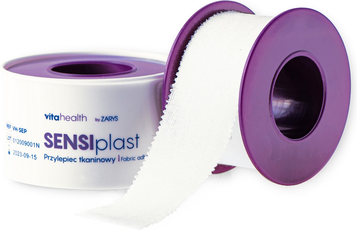 hechtpleister SENSIplast' 2,5cmx5m  - Zelfklevend verband tape SENSIplast - chirurgische tape
