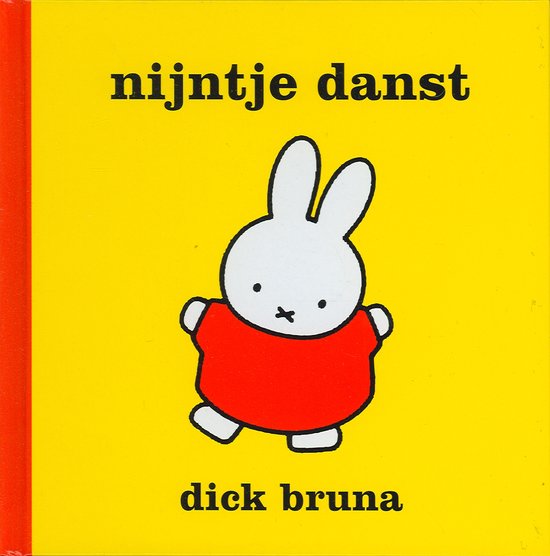 Cover van het boek 'Nijntje danst' van Dick Bruna