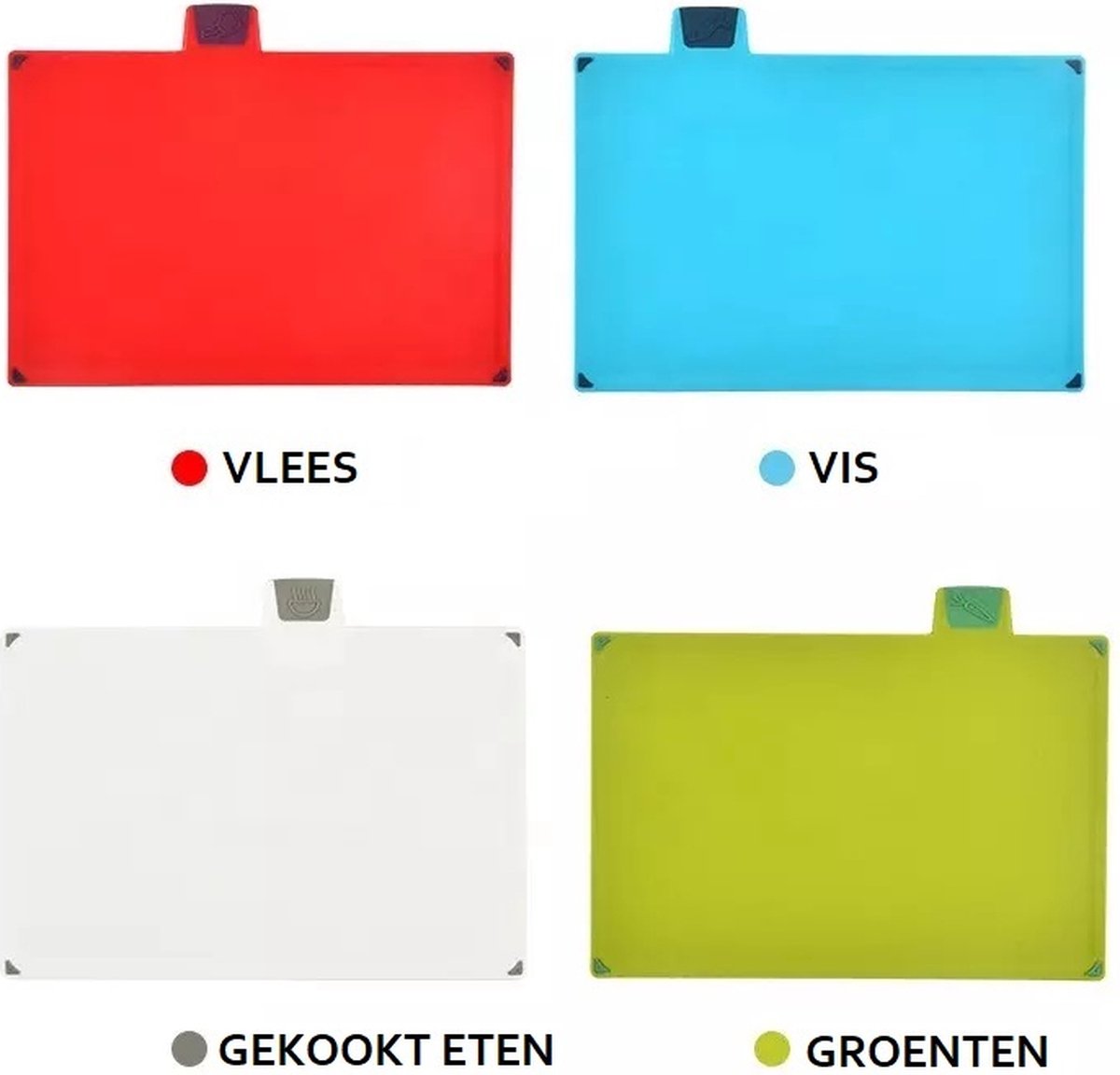 Snijplank Kunststof - 43.5 x 30 cm - Verschillende kleuren - Woerdman Kookkado Snijplank Kunststof - 43.5 x 30 cm - Verschillende kleuren - Woerdman Kookkado