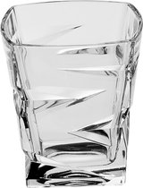 Crystal Bohemia Zig Zag Whiskyglas - Bohemia Kristal - 320ml - 6 Stuks