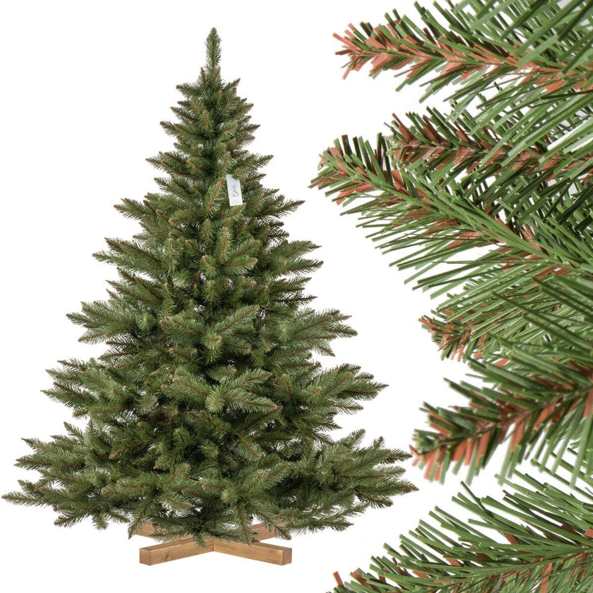 Kunstkerstboom – Premium kwaliteit - realistische kerstboom – duurzaam 130 x 180 cm