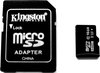 Kingston Micro SD kaart 16 GB + SD Adapter Class 10