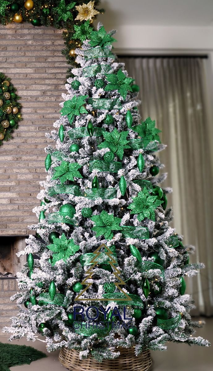 Royal Christmas - 1x - Decoratiepakket - Kunstkerstboom - Groen