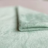 Warmpies Deken Mintgroen - handgemaakt in NL - Superzachte en tweepersoons fleece deken