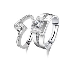 Ring dames | ring heren | trouwringen | zilver 925 | one size ringen | verstelbare ringen | cadeau voor vrouw | cadeau voor man | liefdescadeau | verlovingsringen | valentijn | valentijnscadeautje