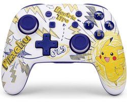 PowerA Nano verbeterde draadloze controller voor Nintendo Switch - Pokémon: Pikachu School Days