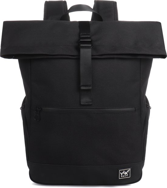 YLX Aven Backpack | Black | Zwart. Recycled Rpet materiaal. Gerecyclede plastic flessen. Eco friendly. Duurzaam. 14