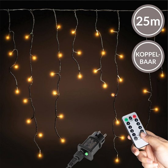Lichtgordijn Ijspegelverlichting LED gordijn Kerstverlichting