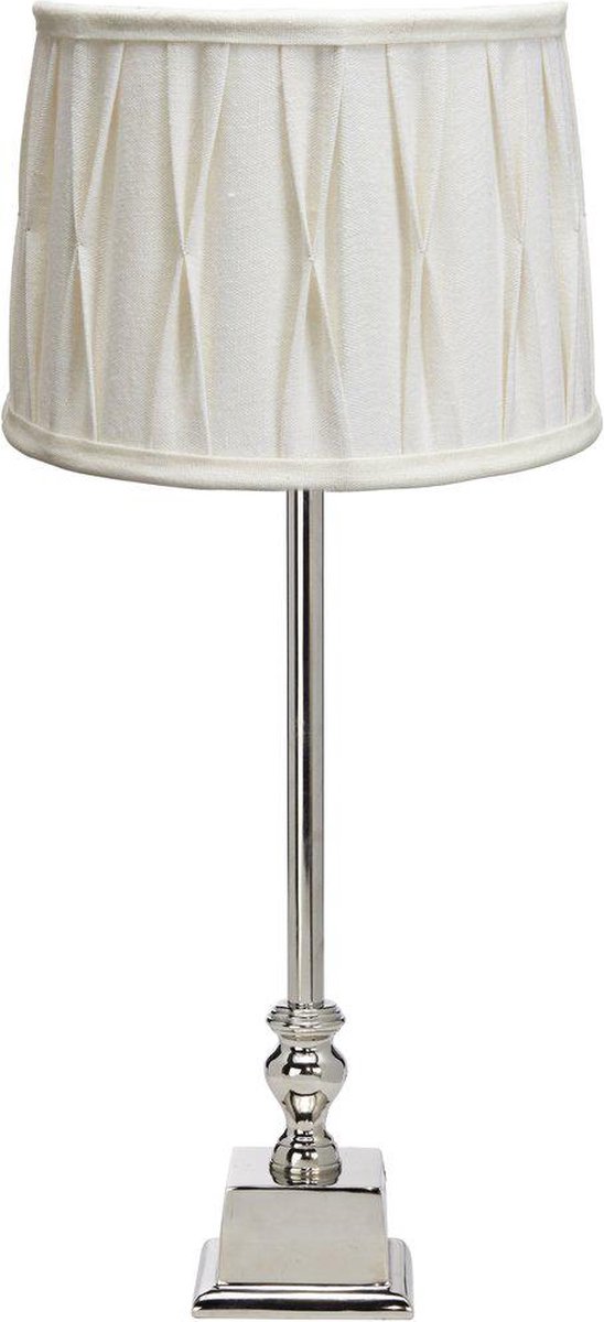PR Home - Tafellamp Linné Chroom Stiksel Gebroken Wit 49 cm