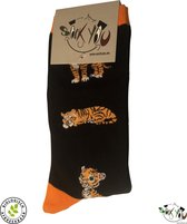 Sockyou sokken - 1 paar vrolijke Tijgertjes sokken - Maat 35-39