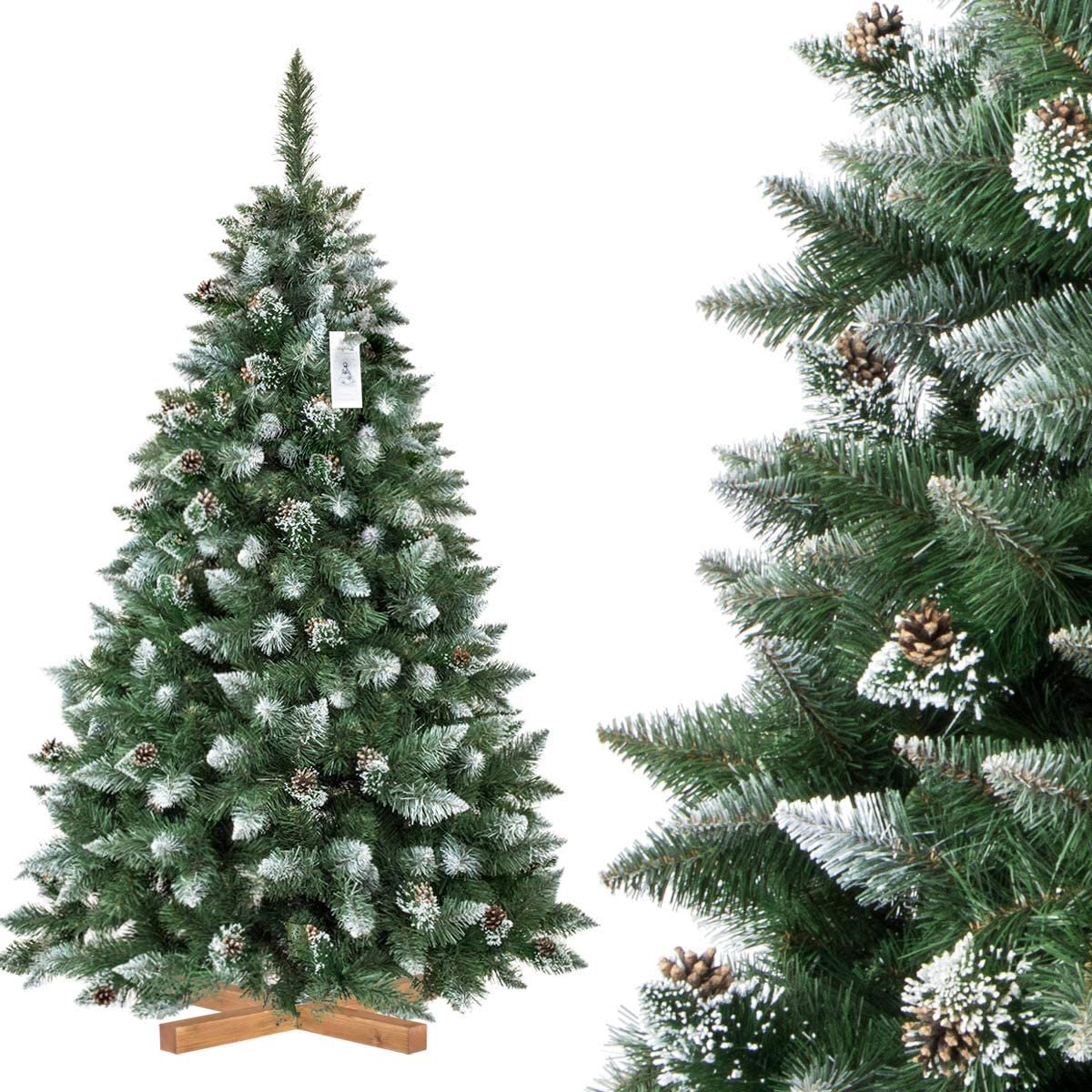 Kunstkerstboom – Premium kwaliteit - realistische kerstboom – duurzaam 160 x 120 cm
