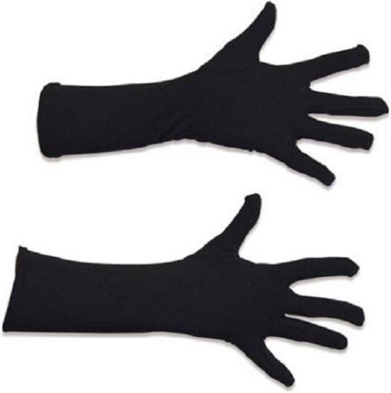 Pieten Handschoenen Zwart Luxe ( maat L )