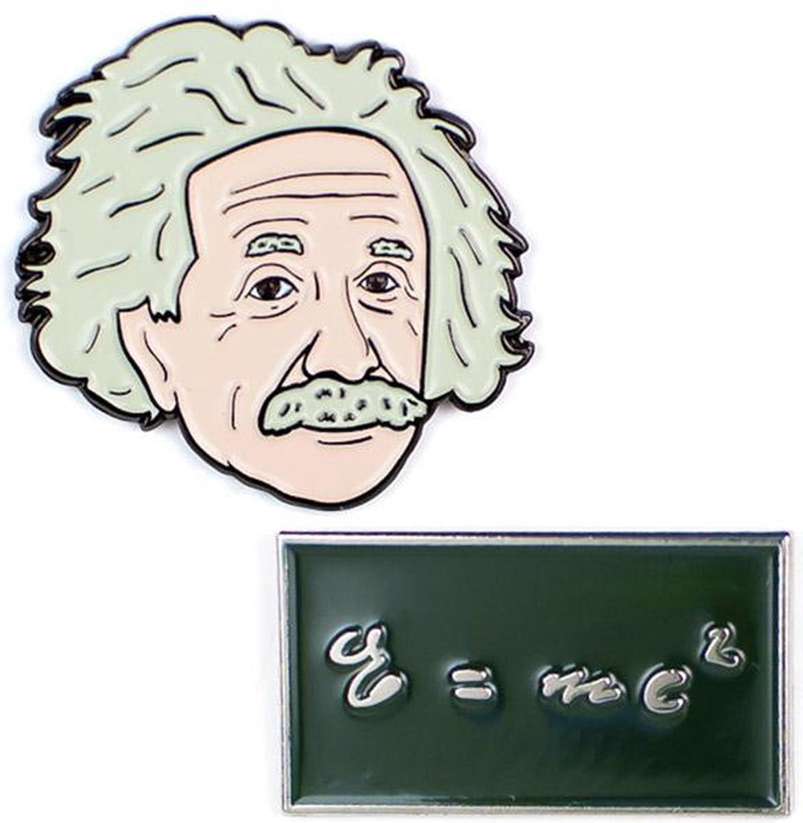 The Unemployed Philosophers Guild - Einstein + E=mc² Pin