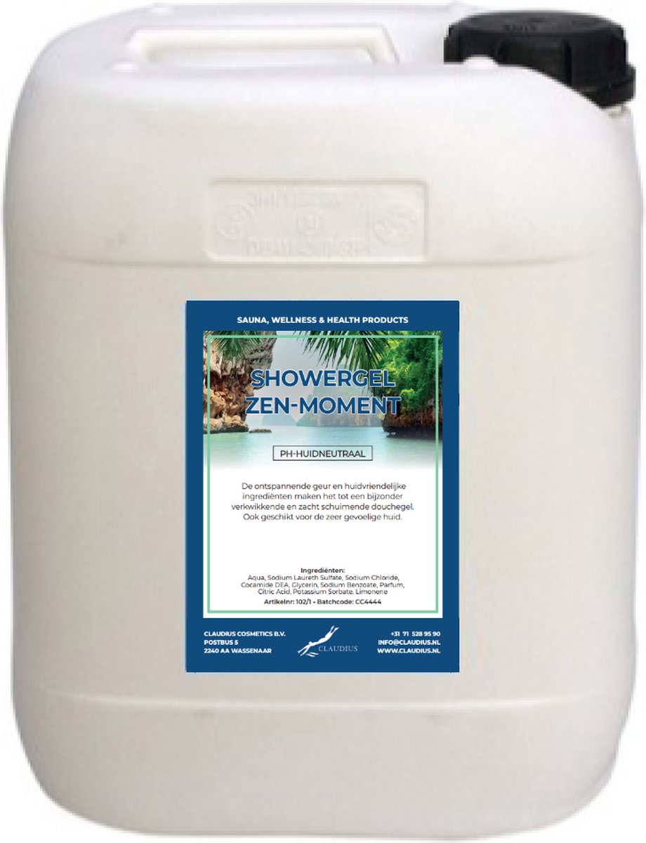 Goedkoopste Douchegel Zen Moment 10 liter - Showergel - Navulling