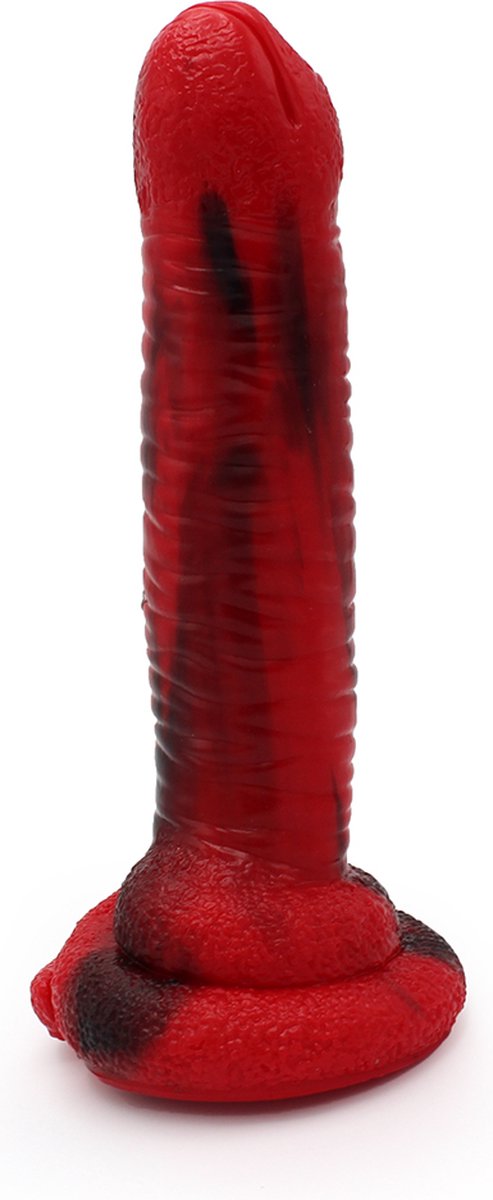 Kiotos Monstar - Dildo Beast Snake 13 - 23.5 x 5 cm - Rood