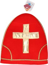 Sinterklaas hoed - sinterklaas rode hoed - Sinterklaas pet - Sinterklaaspak maat m  - Sint verkleedset voor meisjes en jongens