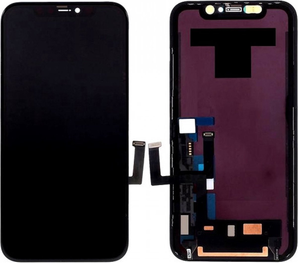 iPhone 11 - Display - Gratis Tempered glass - Incell 2 Gen (incl. Backplate)  LCD
