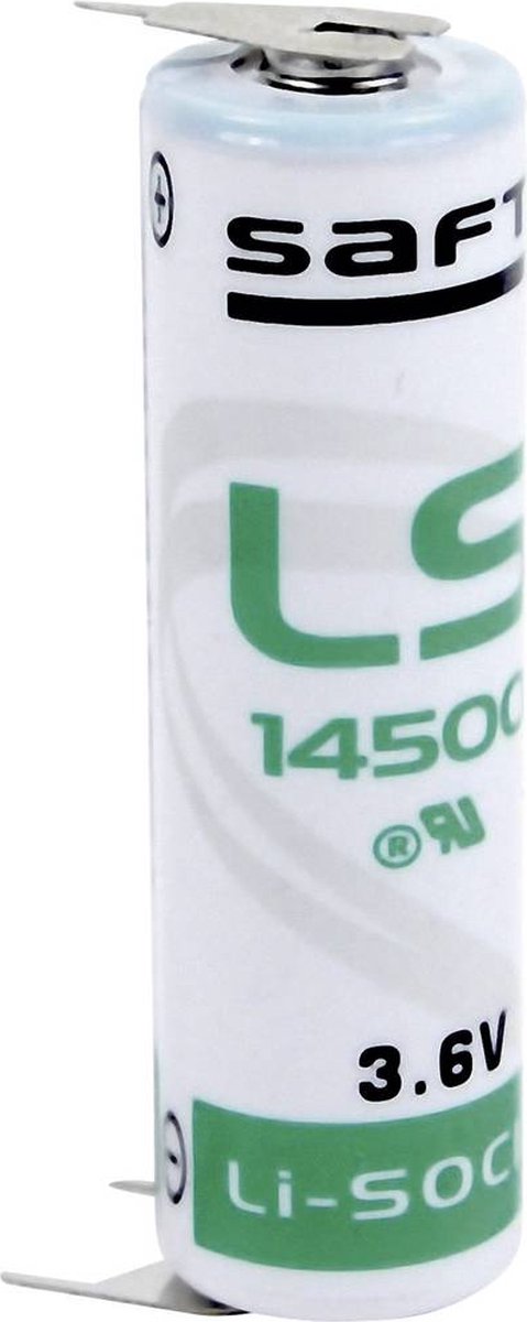 Saft LS 14500 3PFRP Speciale batterij AA (penlite) U-soldeerpinnen Lithium 3.6 V 2600 mAh 1 stuk(s)