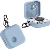 kwmobile Hoes geschikt voor Nothing Ear (1) - Siliconen cover voor oordopjes in lichtblauw