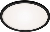 Briloner Leuchten LED Panel Ceiling Lamp Extra Flat 18W White-Black Ø29,3cm