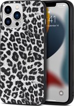 Mobigear Hoesje geschikt voor Apple iPhone 14 Plus Telefoonhoesje Flexibel TPU | Mobigear Safari Backcover | iPhone 14 Plus Case | Back Cover - Snow Leopard