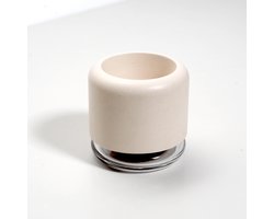 Handgemaakte zelfwaterende plantenpot - bloempot met waterreservoir | Pikaplant Geo h2o | keramiek/glas