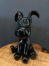 Goodyz - Zittende Abstracte Flappy Beagle - 29 cm hoog - Zwart - diverse kleuren leverbaar