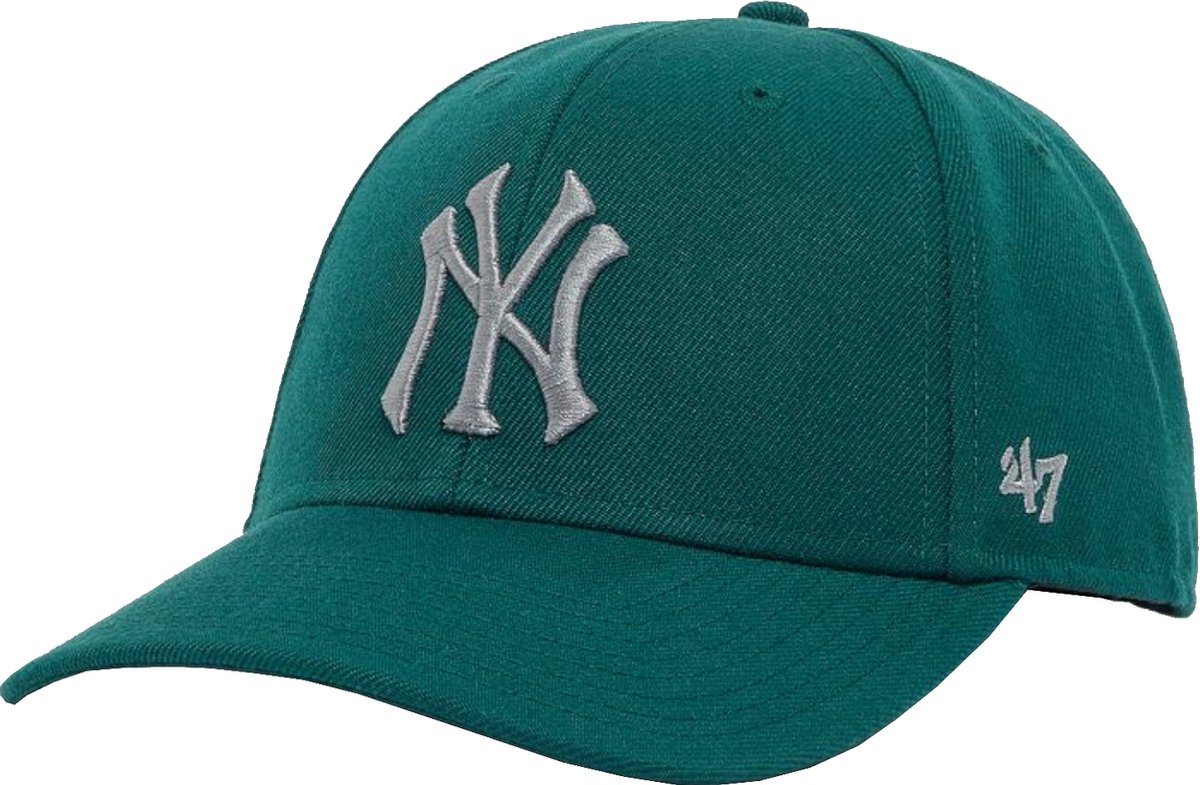 47 Brand MLB New York Yankees MVP Cap B-MVPSP17WBP-PGB, Unisex, Groen, Pet, maat: One size