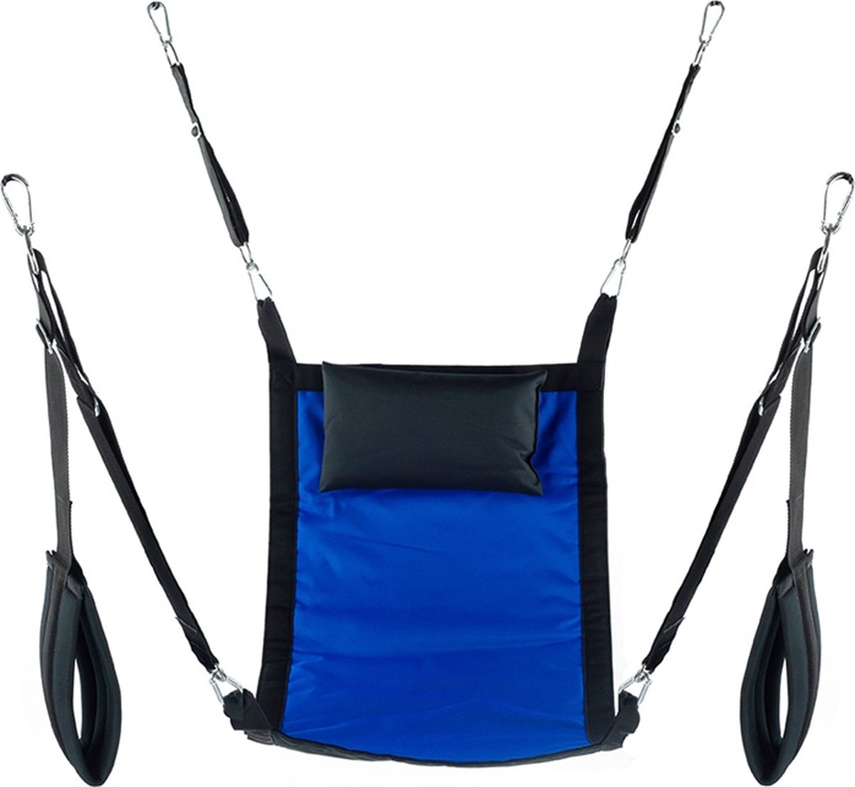 Rectangular canvas sling - 4 points - Full set - Blue