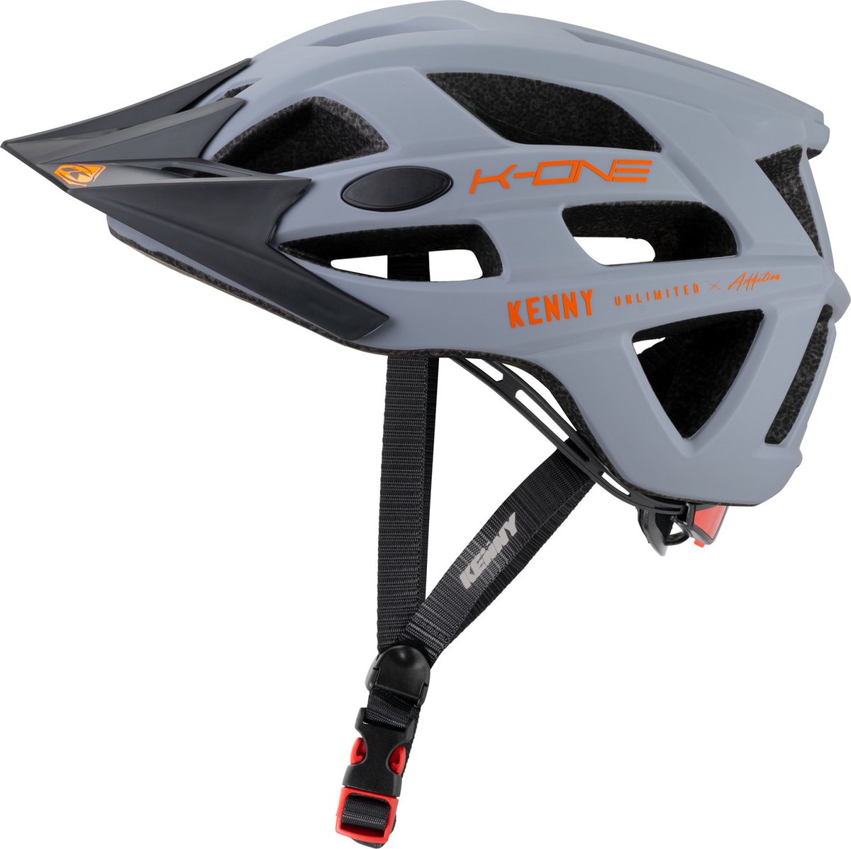 Fietshelm K-One Helmet Grey Orange 2023 S/M