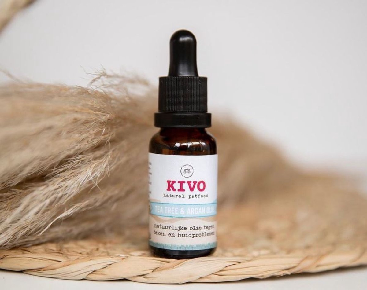 Kivo Petfood - Tea tree & argan olie mix 20ml - Natuurlijk middel tegen  teken en... | bol.com