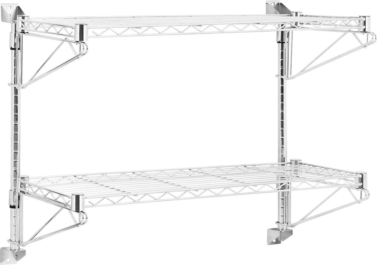 Wandrek - 2 Planken - 90 cm - Royal Catering