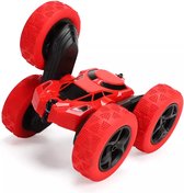 Buxibo - Radiografisch Bestuurbare Auto - 360° Graden Flip - Stunt Car - RC voertuig met Afstandsbediening - Off Road - Voor Kinderen & Volwassenen - Red & Black