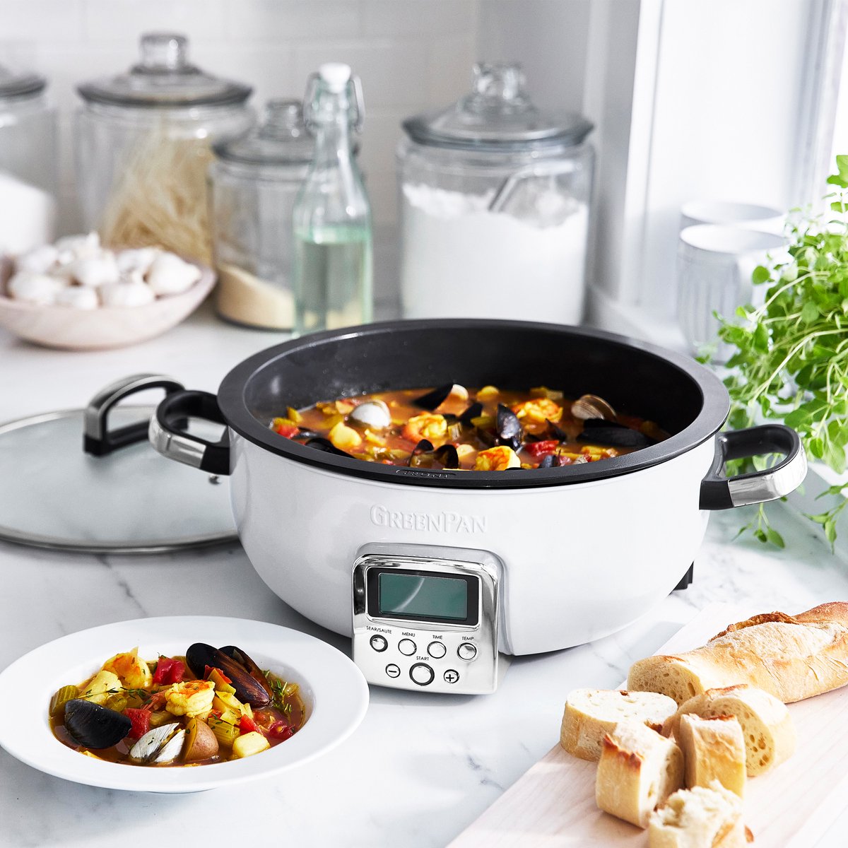GreenPan Elite Omnicooker - PFAS-vrij slowcooker 5.6L thumbnail 7