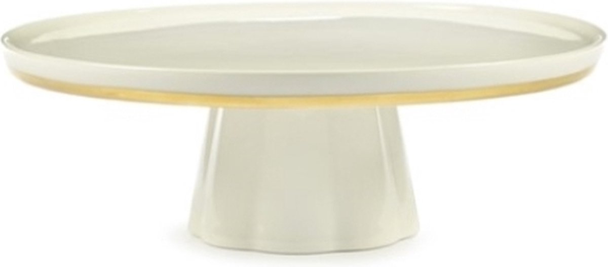 Serax Roger van Damme Desiree gebakschaal D21cm H7.5cm wit/goud