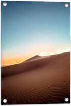 WallClassics - Tuinposter – Hoge Duinen in de Woestijn - 40x60 cm Foto op Tuinposter  (wanddecoratie voor buiten en binnen)