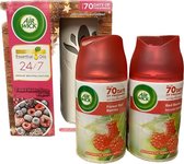 Air Wick Starter Set Fruits Rouges & 2 Recharges Extra